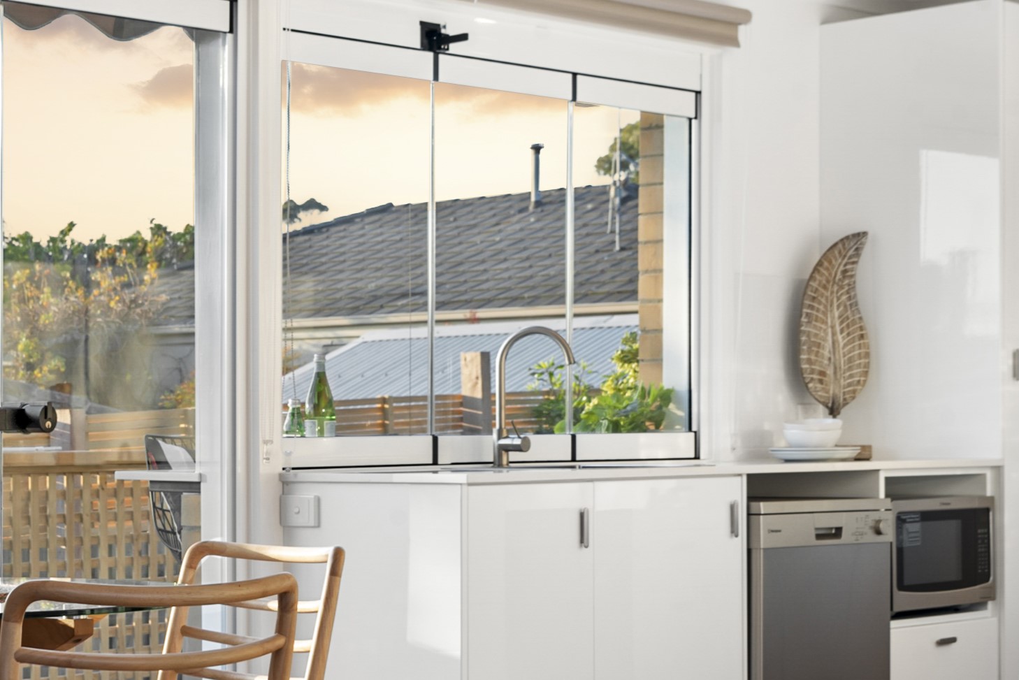 Servery Window in small kitchen